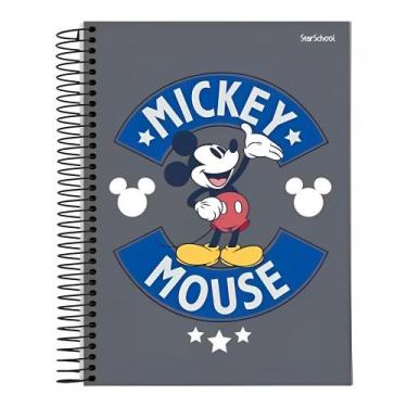 Imagem de Caderno Universitário Jandaia Mickey Mouse 1 Matéria 80 Folhas - Diver