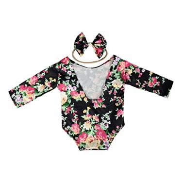 Imagem de LIFKOME 1 Conjunto macacão triângulo sem costas roupas de bebê roupinhas de bebê recém-nascido traje de adereços de fotografia de bebê roupas de criança menino roupas de menina vestidos