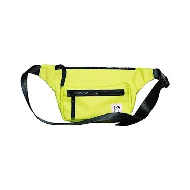 Imagem de Lola California Bolsa de cintura Charka Bum para adultos (várias cores vibrantes e padrões disponíveis), Sprite - Groselha, One Size, Pochete de cintura vibrante Charka