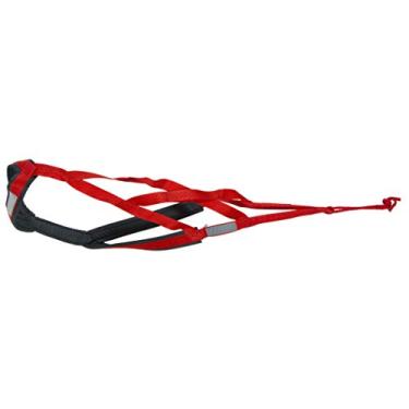 Imagem de Neewa Arnês de corrida X-Back – Grande/GG, vermelho | Peitoral de corrida de cães de alto desempenho | Canicross Skijoring | Pescoço 43 cm, Peito 79 cm, Costas 66 cm