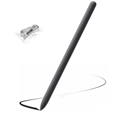 Imagem de Galaxy Tab S6 Lite S Pen de substituição compatível com Galaxy Tab S6 Lite Stylus Pen Touch Pen com pontas/pontas de substituição (cinza)