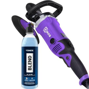Imagem de Politriz Rotativa 110 V - 6 Polegadas Elétrica Zacs + Polidor Blend All In One Vonixx