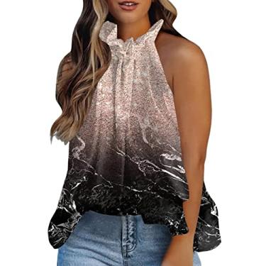 Imagem de Camiseta feminina banhada com gola única, sexy, leve, tubinho 2024, camiseta de férias de verão para férias, Z14 - rosa, M