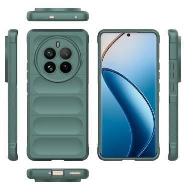 Imagem de Elubugod Capa macia para Realme 12 Pro Plus 5G, capa TPU para Realme 12 Pro+ 5G RMX3840 - Verde
