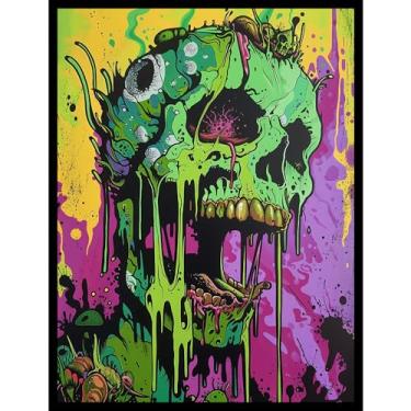 Imagem de (Melting Skull) - 100ct Textured TCG/MTG Art Card Sleeves