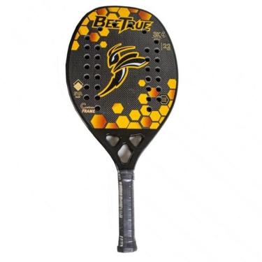 Imagem de Raquete de Beach Tennis 22mm Killer Bee Beetrue Preto e Amarelo
