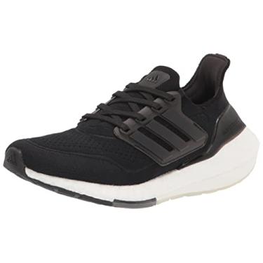 Imagem de adidas Tênis de corrida feminino, Preto/Preto/Cinza, 6.5