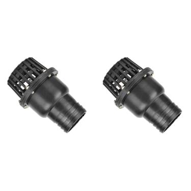 Imagem de Válvula de pé Bomba de água, 2 Peças, Válvula de Retenção Plana de Baixa Pressão Em Pvc Preto para Máquina de Fluidos