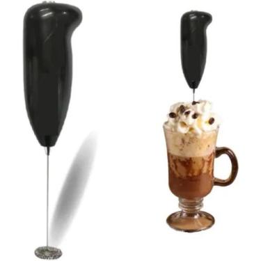 Imagem de Mini Mixer Misturador Bebidas Portatil Misturar Leite Preto - Markelk