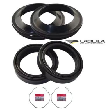 Imagem de Kit Retentor Bengala + Guarda Pó + Trava Cbr 1000 Rr  - Laquila