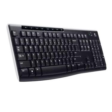 Imagem de Teclado sem Fio Multimidia K270 Logitech com Unifying - Hinor
