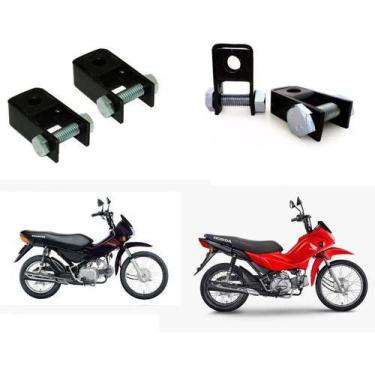Imagem de Alongador Amortecedor Traseiro Preto Honda Pop 100  Pop 110i - BRV Bor