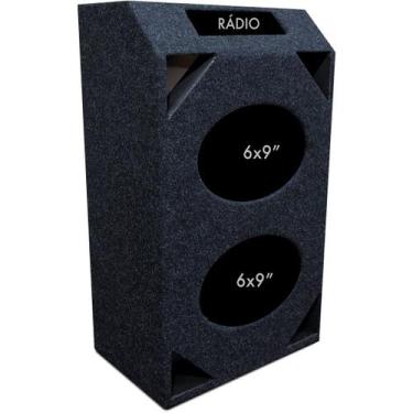 Imagem de Caixa Vazia Ativa 2 De 6x9 Polegadas Furo Radio Duto Color - OESTESOM,