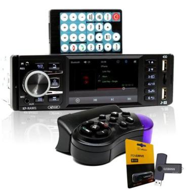 Imagem de Central Multimídia Mp5 Bluetooth Rádio Tela 4pol + Pendrive - Geral