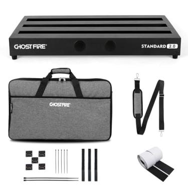 Imagem de Placa pedaleira Ghost Fire de liga de alumínio 1,5 kg com efeito 55 cm x 32 cm com bolsa de transporte, série V (V-STANDARD 2.0)