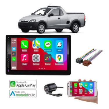 Imagem de Mp5 Multimidia Android Auto Carplay Moldura Montana Sport - Sp. Reposi