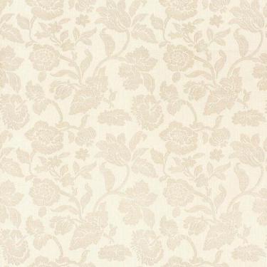 Imagem de Papel De parede Para Quartos E Sala Com Fundo palha E Detalhes Em Bege