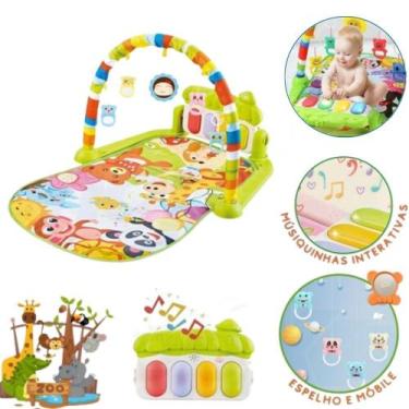 Imagem de Tapete Bebê Mobile Musical Melodia Baby Style Animais Tatame Infantil 