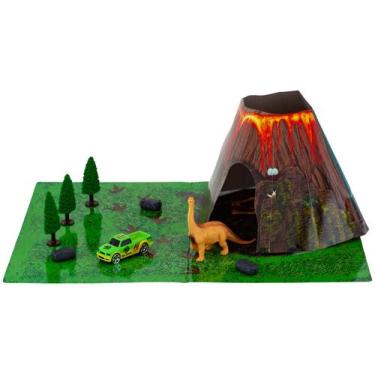 Imagem de Pista Fresh Metal 100 Dino Adventure - Build N Play Dinossaur Park Mai