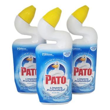 Imagem de Desinfetante Pato Limpeza Profunda Marine Kit 3un - Pato -Jonhson