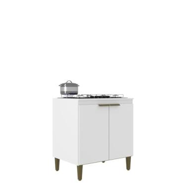 Imagem de Balcao Cooktop 80 Cm 5 Bocas Branco