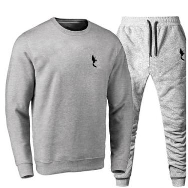 Imagem de Conjunto Moletom Masculino Flanelado Conforto Dia a Dia - Polo Blu, P,