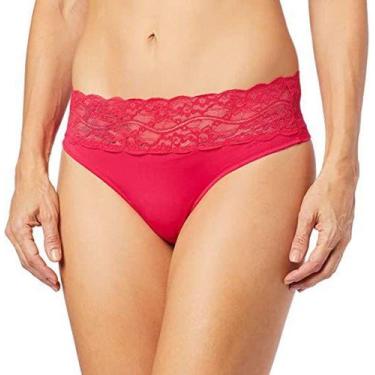 Imagem de Calcinha Bonjour Fio Dental Duplo com Detalhe em Renda FT3745