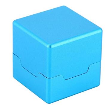 Imagem de Suporte de giz de sinuca, suporte de giz com ponta de taco 3x3x3cm com suporte de giz de piscina para esportes para bilhar(azul)
