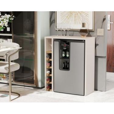 Imagem de Adega Planejada Orlando Plus cor Off white / nature - Comprar moveis p