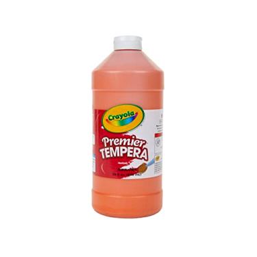 Imagem de Crayola Tinta Têmpera para crianças, laranja, 946 ml (54-1232-036)