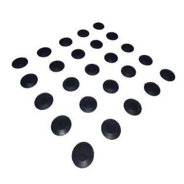 Imagem de Elemento Tátil Alerta Pvc Adesivado Preto - LaggeAcessibilidade