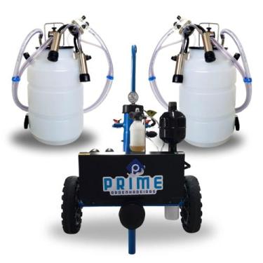 Imagem de Ordenhadeira Móvel 1 cv com 2 conjuntos de ordenha completos - Prime, 