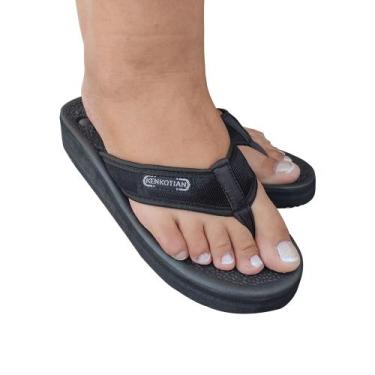 Imagem de Chinelo Dedo Magnético Infravermelho Feminino Má Circulação Ortopédico