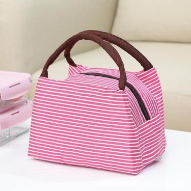 Imagem de Bolsa Térmica Com Alça Para Marmita Maquiagens Cosméticos Multiuso - A
