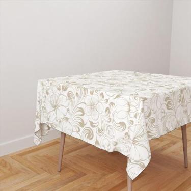 Imagem de Toalha De Mesa Quadrada 4 Lugares Tecido Oxford Floral - Core Decore