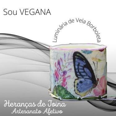 Imagem de Luminária de Vela Borboleta - Heranças de Joína