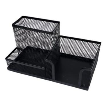 Imagem de Organizador De Mesa Aramado Porta Canetas Lápis Papel Clips - sutt