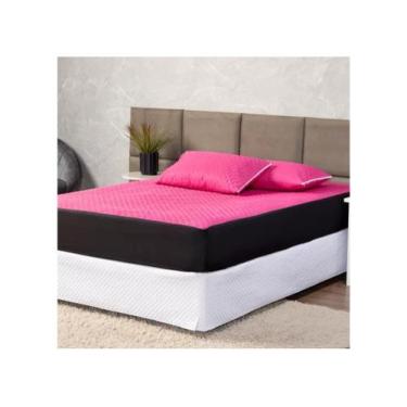 Imagem de Capa Protetor de colchão Box Casal king martelado impermeável - IÉ ENX