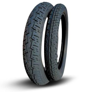 Imagem de Pneu Aro 18 /moto Titan/cg 125-150/fan - Tras E Dianteiro - Import Bla