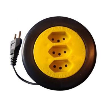 Imagem de Extensão redonda pratica com 1,5 metros 3 p 10a - vsultilidades