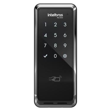 Imagem de Fechadura Digital de Sobrepor Intelbras FD2000, Senha, Bivolt, Preto -