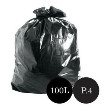 Imagem de Saco De Lixo Preto P.4 100lts Pct C/100 Un - HIGIPACK