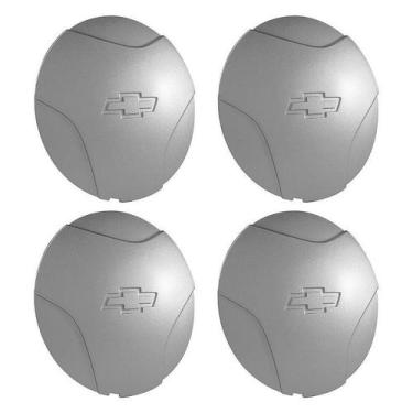 Imagem de Jogo Calota Centro Roda Ferro Corsa Wind 1994 Até 1999 Prata - DCAPS