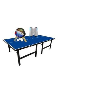 Imagem de MESA PING PONG MDP 15mm KLOPF 1001 + Kit raquetes e bolas klopf 5055 +