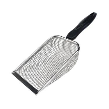 Imagem de Gralara Cats Litter Scooper Pets Sifter Scooper Peneiramento rápido Cat Sand Toilet Cleaner aço inoxidável Mesh Litter Scooper para aquário