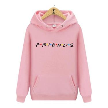 Imagem de Blusa de Moletom Canguru Friends - Wess Store, Rosa, P