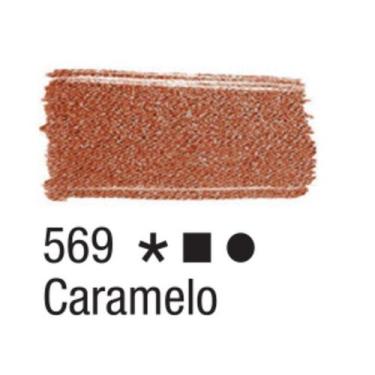 Imagem de Tinta Tecido Fosca 37ml Tons Escuros - Acrilex, 569 - CARAMELO