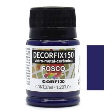 Imagem de Tinta Decorfix 150 Fosca 37ml - Metal, Vidro e Cerâmica, 441 AZUL ROYA