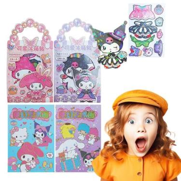 Imagem de Kit Cenário Magnético 2 Troca de Roupa Personagem + 2 Livrinhos Pintur