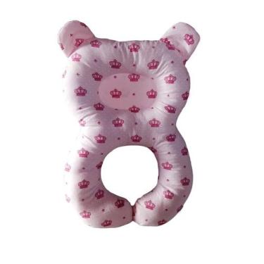 Imagem de Almofada Apoio Pescoço Que Evita Cabeça Chata Para Carrinho Cadeirinha